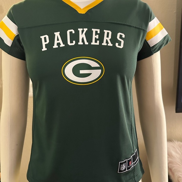 NFL Tops - NFL Green Bay Packers Women's Green Jersey